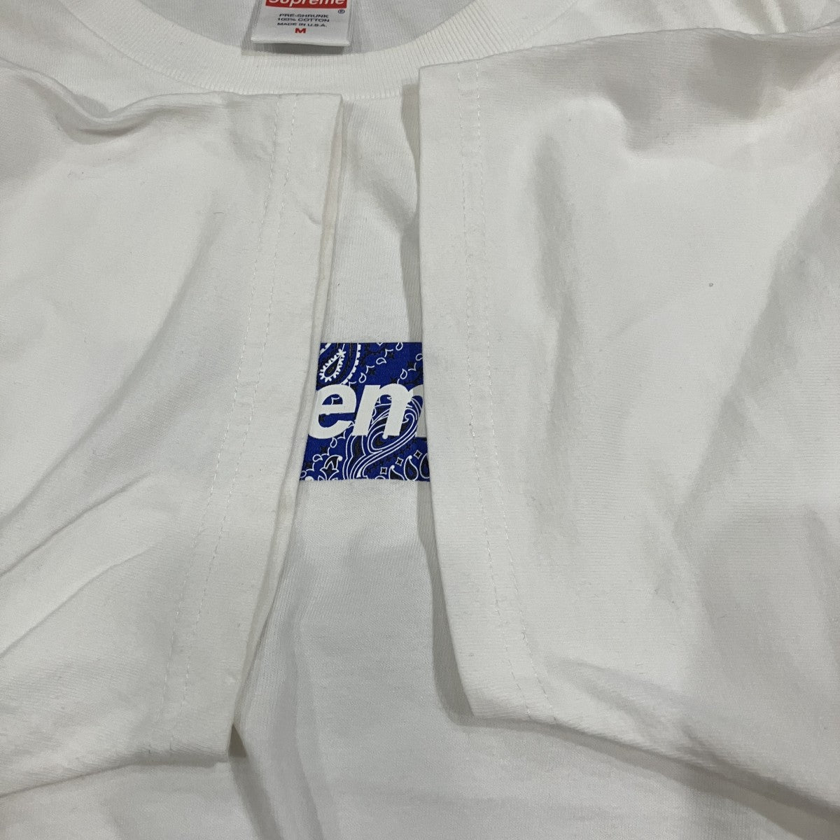 バンダナボックスロゴTシャツ