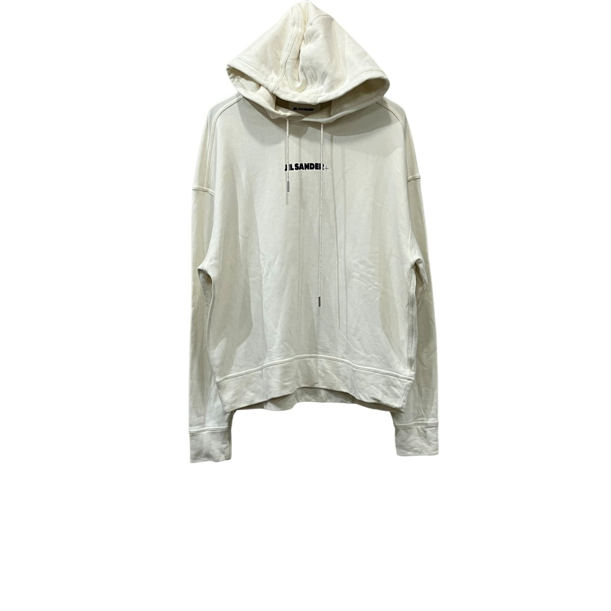 JIL SANDER+ ロゴプリントプルオーバーパーカー 古着・中古-1枚目のアイテム画像
