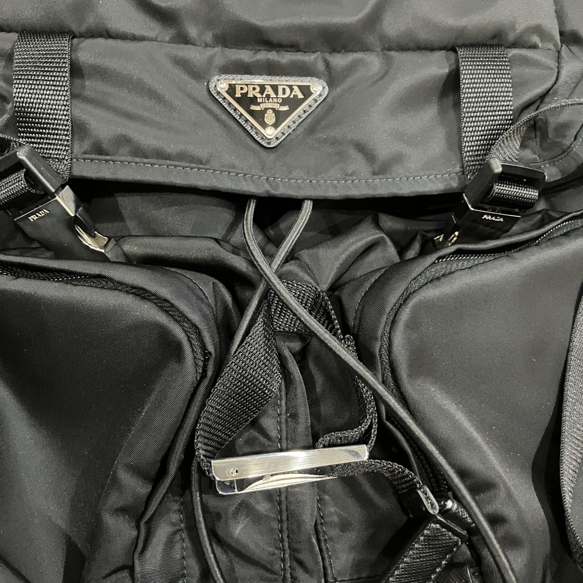 PRADA リナイロン トライアングルロゴバックパック 古着・中古-7枚目のアイテム画像