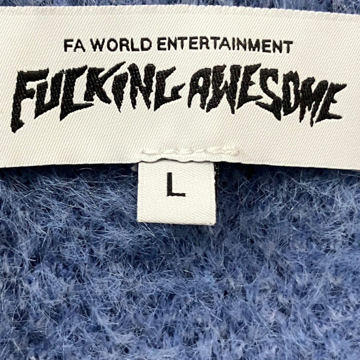 Fucking Awesome ナイロンニットカーディガン 古着・中古-5枚目のアイテム画像