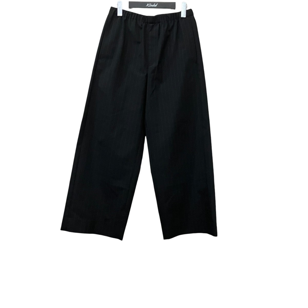T W POPLIN PINSTRIPE WIDE STRAIGHT PANTS ストライプパンツ