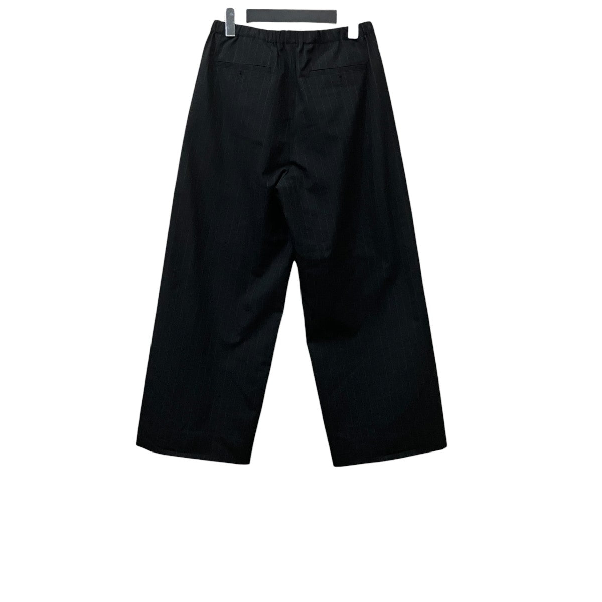 T W POPLIN PINSTRIPE WIDE STRAIGHT PANTS ストライプパンツ