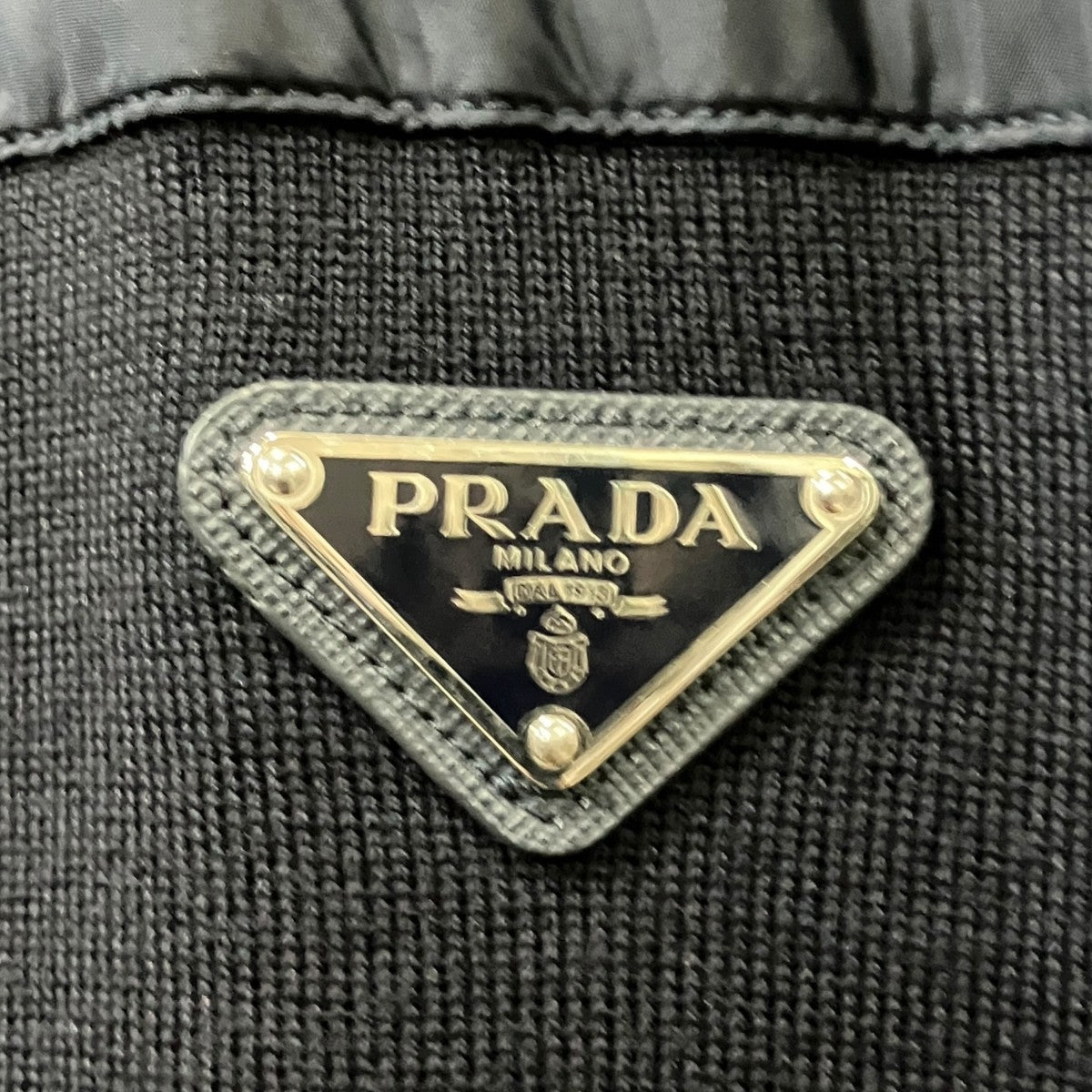 PRADA 切替ジップアップジャケットUMG107 R212 古着・中古-5枚目のアイテム画像
