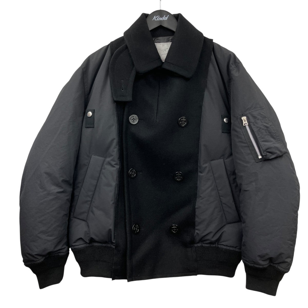 切替中綿ジャケット25-03852M