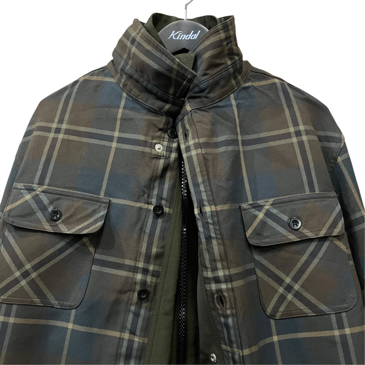 sacai プラッドシャツ 古着・中古-3枚目のアイテム画像