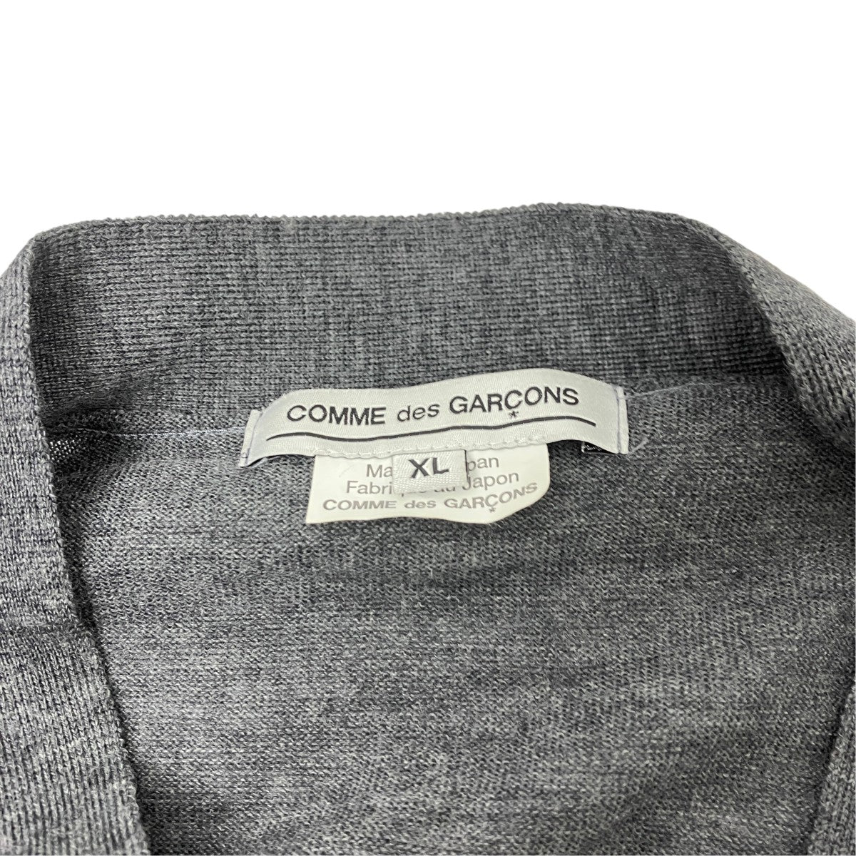 COMME des GARCONS ウールカーディガンON-N002 古着・中古-4枚目のアイテム画像