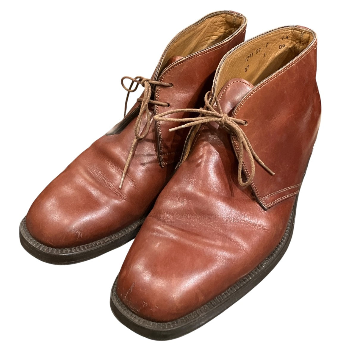 Santoni レザーブーツ 古着・中古-1枚目のアイテム画像