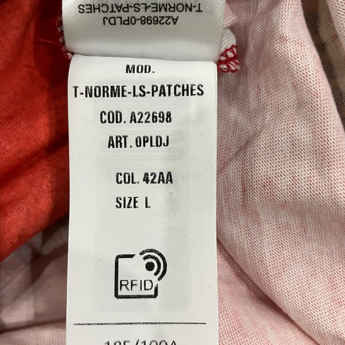 T-NORME LS PATCHES ロングスリーブTシャツ