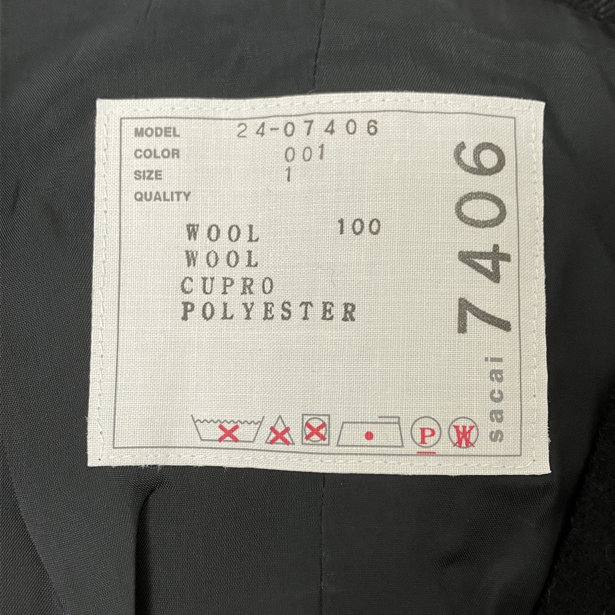 sacai デザインベスト 古着・中古-4枚目のアイテム画像