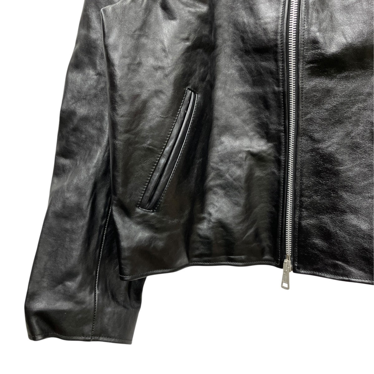 OUR LEGACY MINI JACKETシングルライダースジャケットM4239MTD 古着・中古-4枚目のアイテム画像