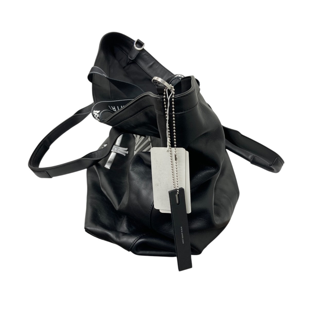 Nappa Logo Embroidery Tote Bag