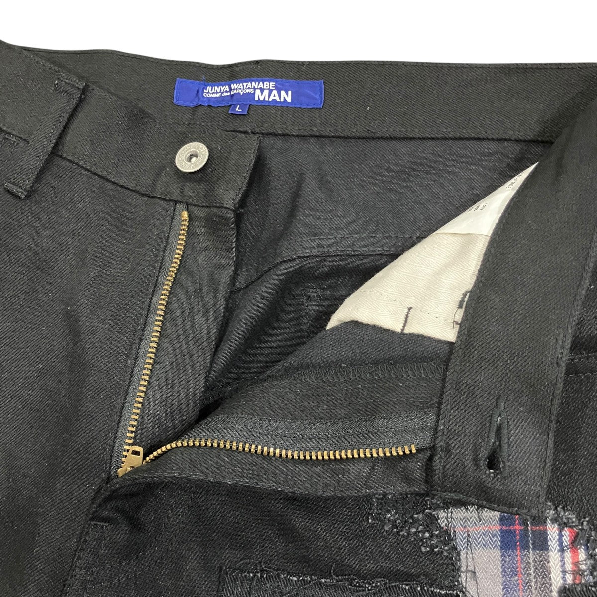 リメイク加工デニムパンツ