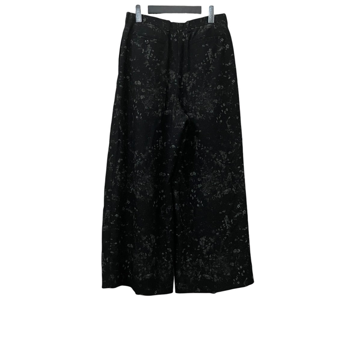 SMALL FLOWER 3TUCK WIDE SLACKS