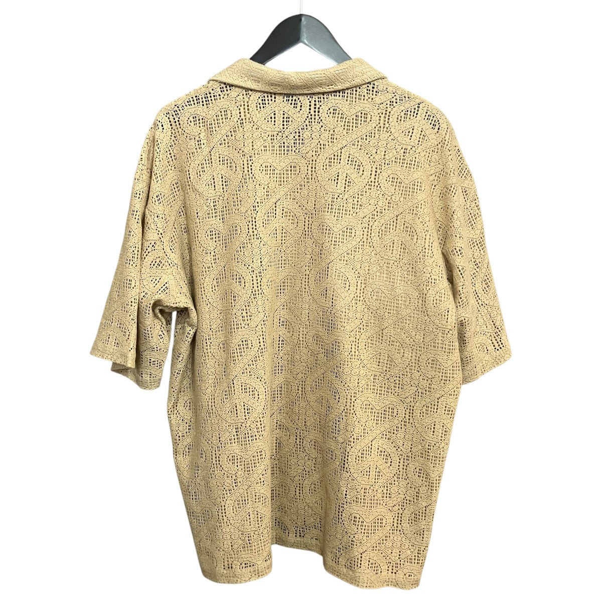 LOVE ＆ PEACE LACE OC H S SHIRTレースオープンカラーシャツ24SS-SY5-001