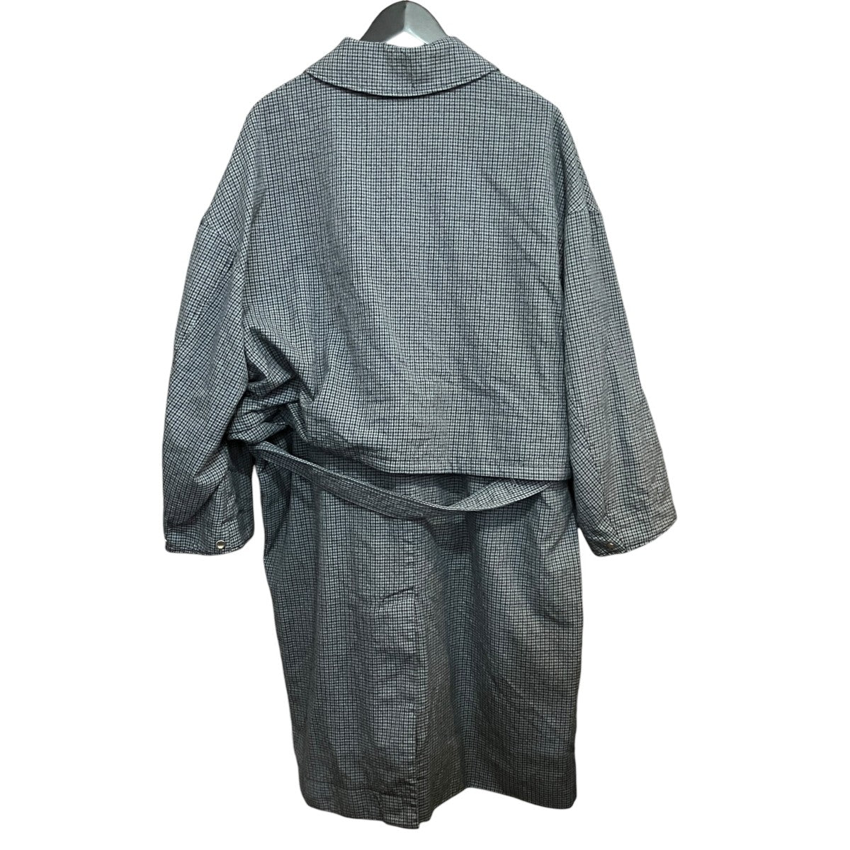 3WAYチェックコートYK19AW0046C ｢ 3WAY BAL COLLAR SHARE COAT｣