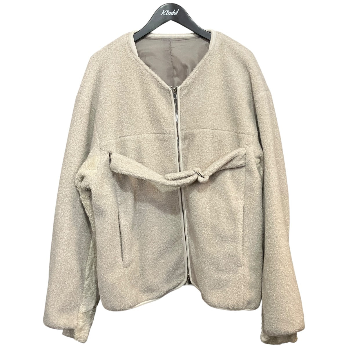 ノーカラージップボアジャケットST.286 ｢COMBINED SLEEVE BOA JACKET｣