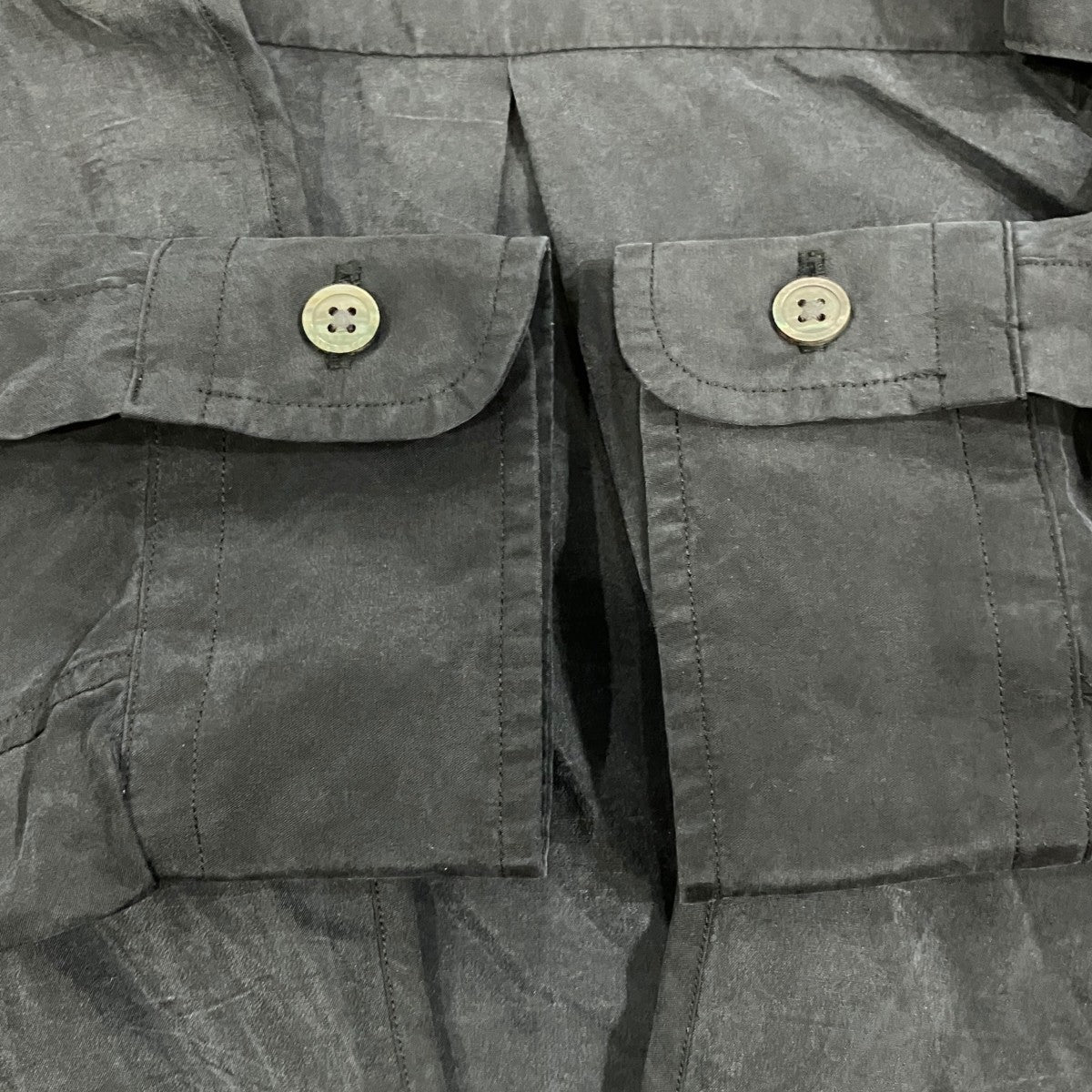 26SSSILK NYLON SKIPPER SHIRTスキッパーシャツST.1444