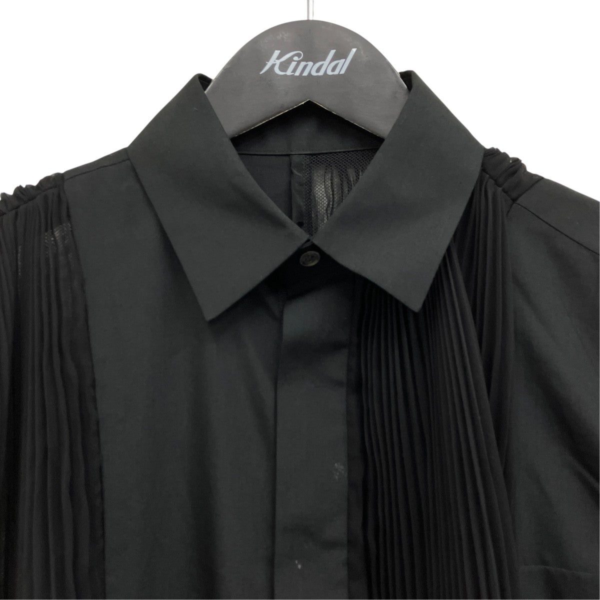 sacai プリーツシアーワンピース 古着・中古-3枚目のアイテム画像