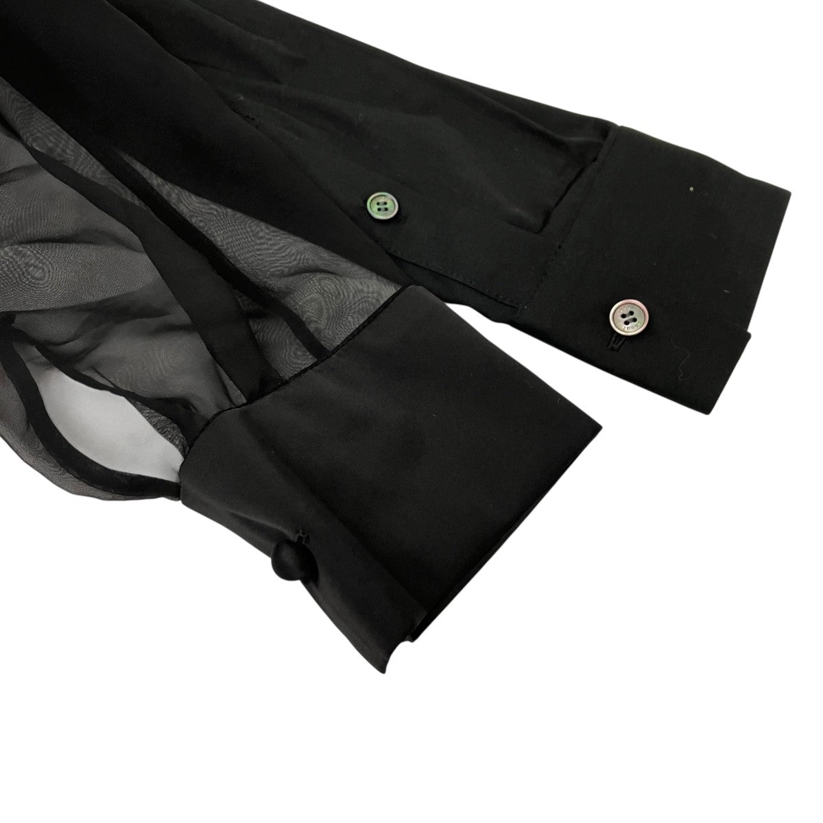 sacai(サカイ) プリーツシアーワンピース 23-06824 ブラック サイズ 1