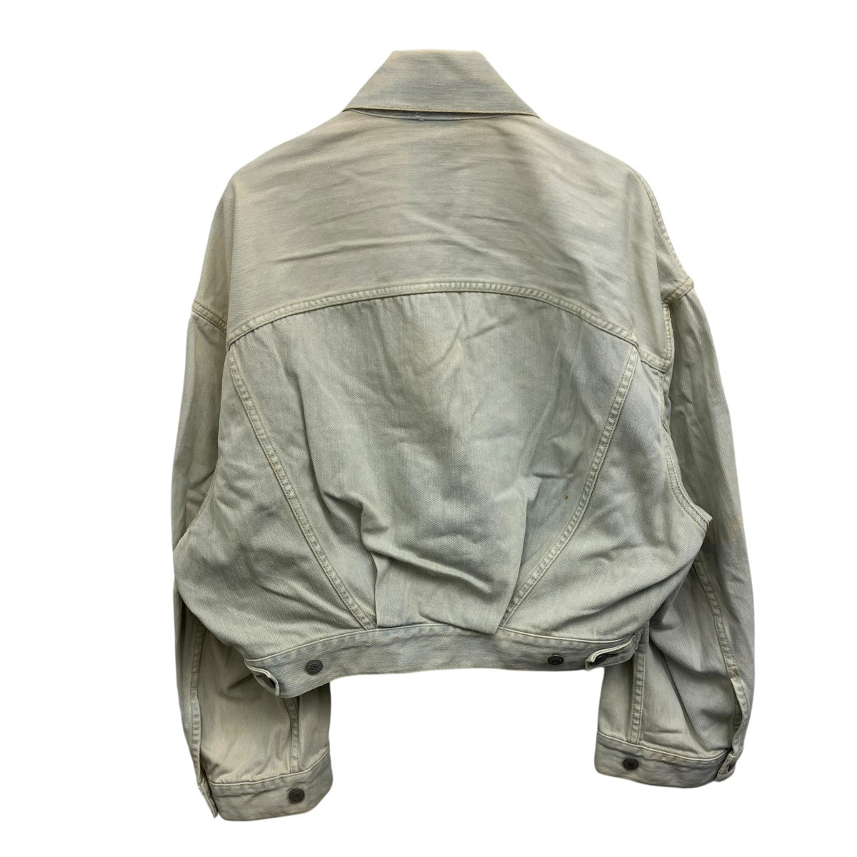 ACNE STUDIOS ブリーチデザインデニムジャケット 古着・中古-2枚目のアイテム画像