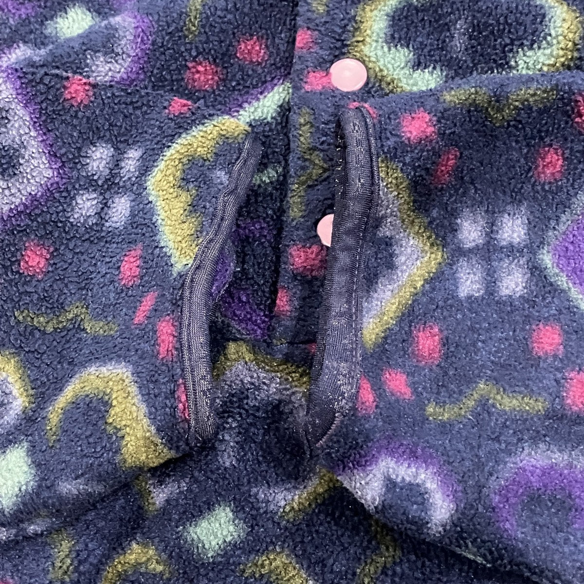 Patagonia タペストリーハーフボタンフリース 古着・中古-4枚目のアイテム画像