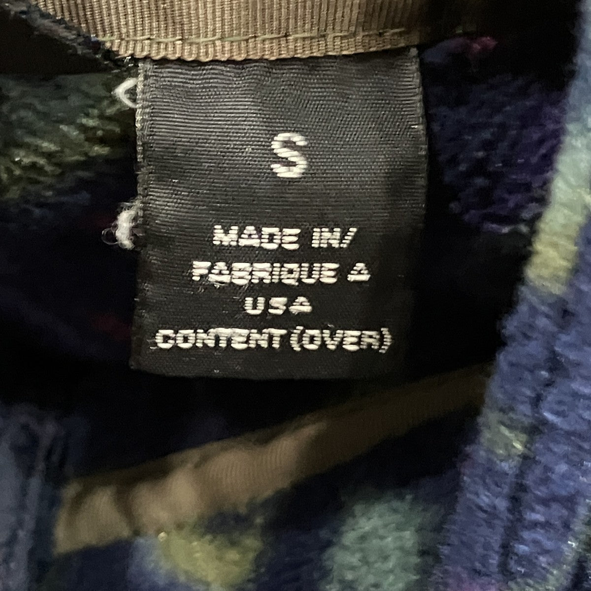 Patagonia タペストリーハーフボタンフリース 古着・中古-5枚目のアイテム画像