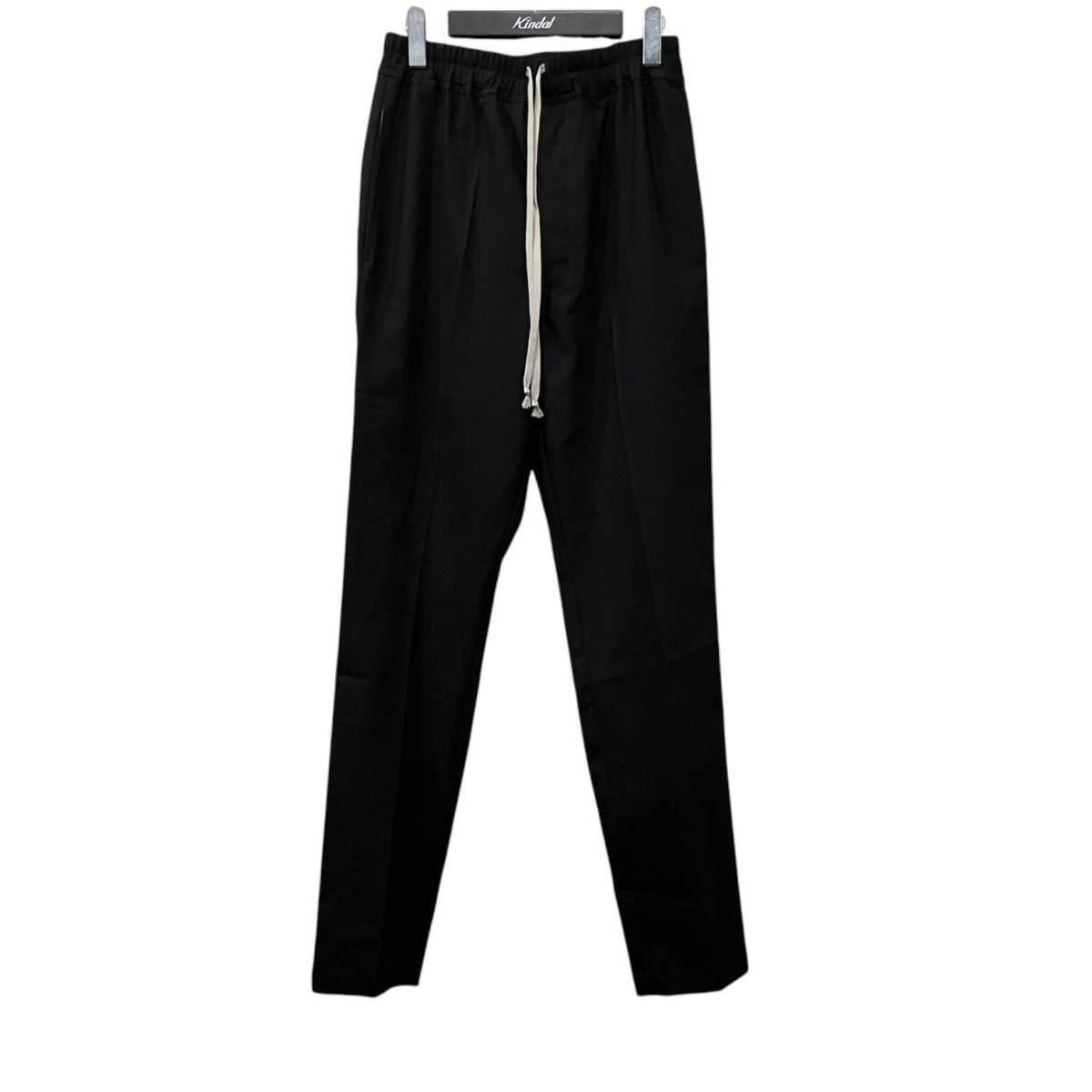 RICK OWENS ドローストリングスリムロングパンツ 古着・中古-1枚目のアイテム画像