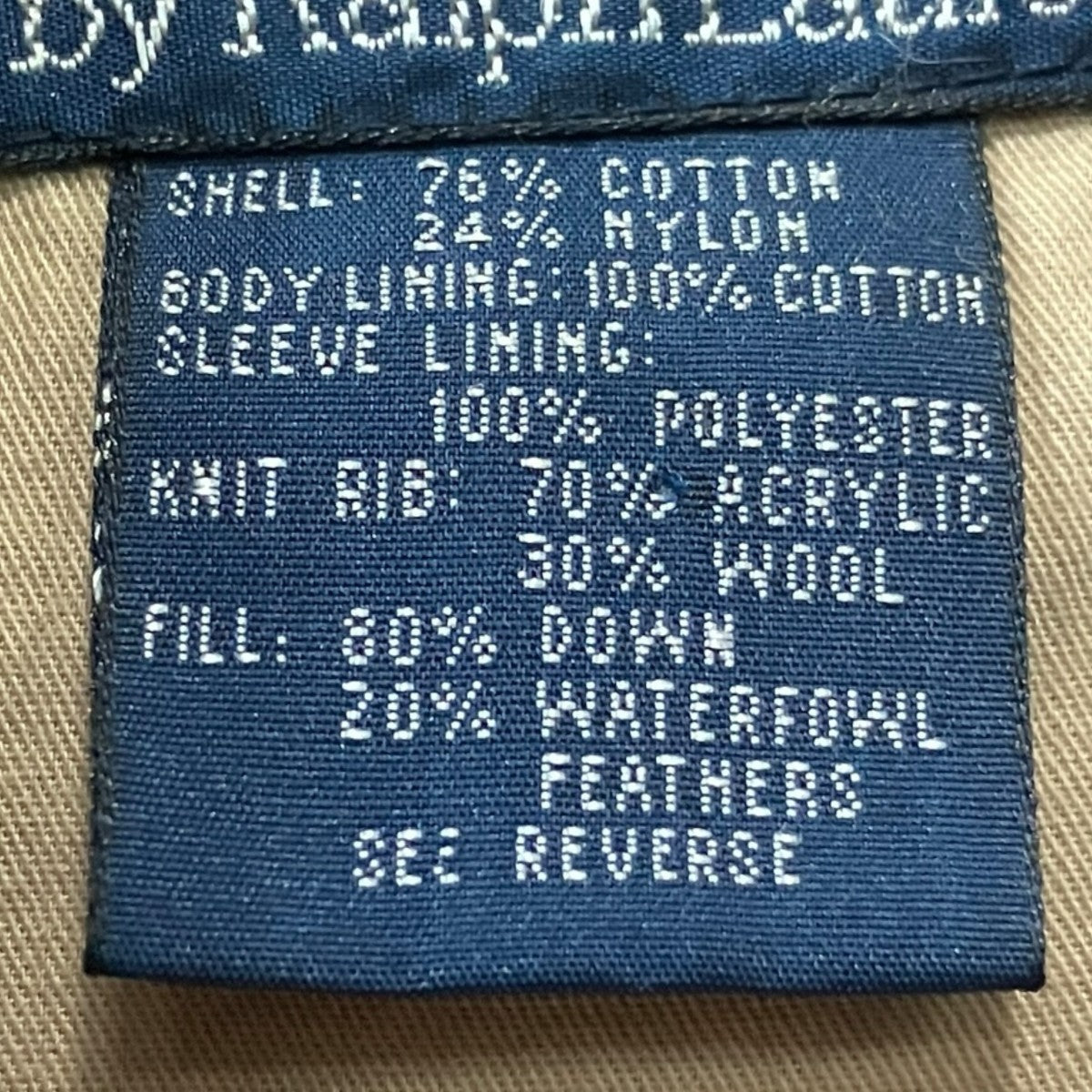 POLO RALPH LAUREN 中綿キルティングジャケット 古着・中古-6枚目のアイテム画像