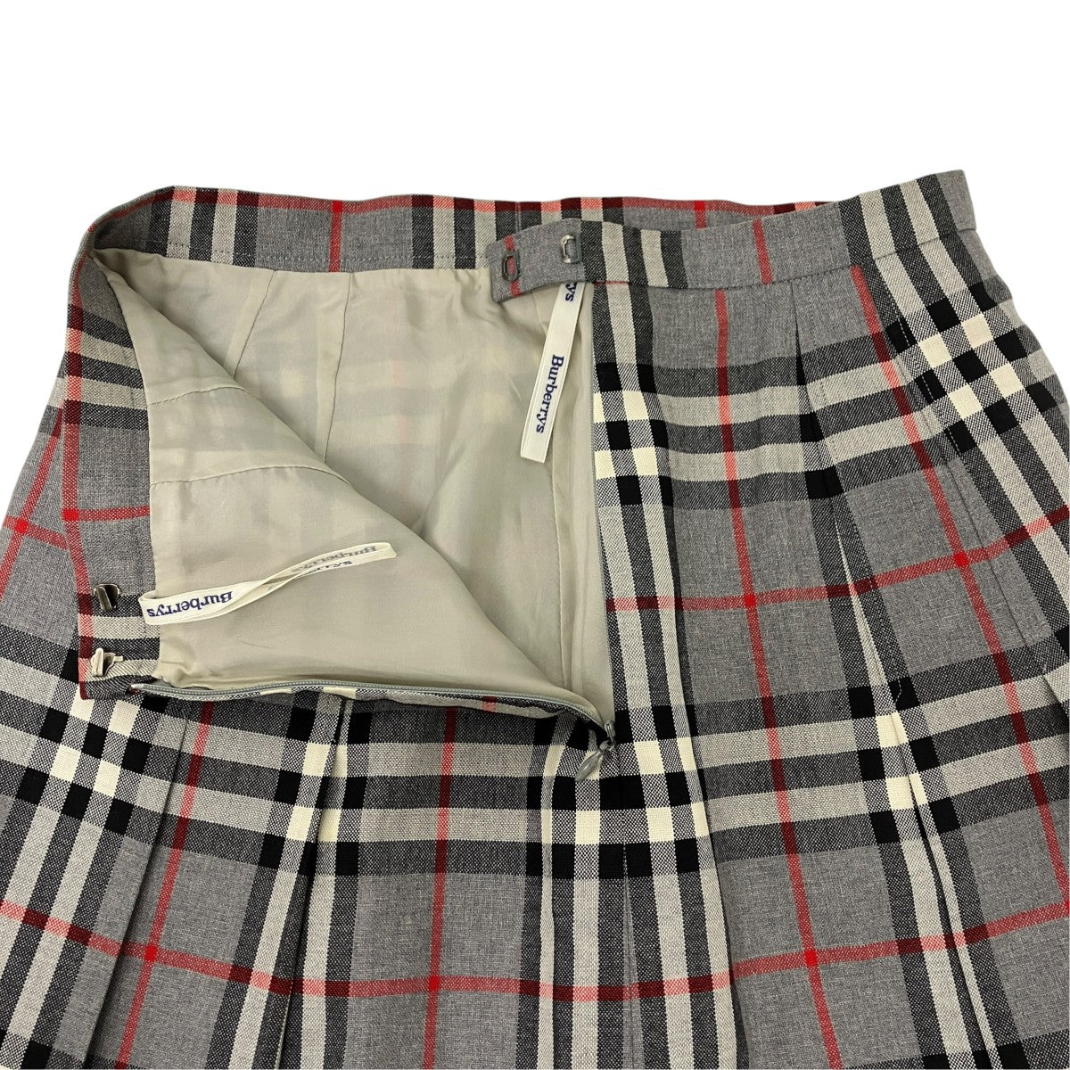 Burberry’s チェックスカート 古着・中古-3枚目のアイテム画像