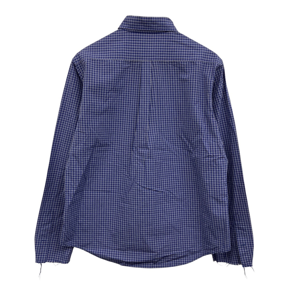 MIU MIU 袖カットオフチェックシャツ 古着・中古-2枚目のアイテム画像
