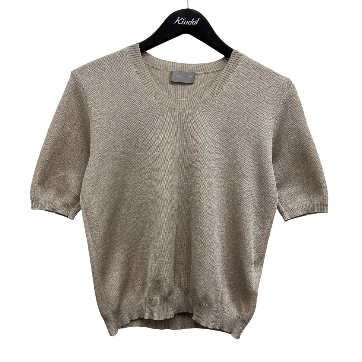 MONCLER GIROCOLLO TRICOT 半袖ニット 古着・中古-1枚目のアイテム画像