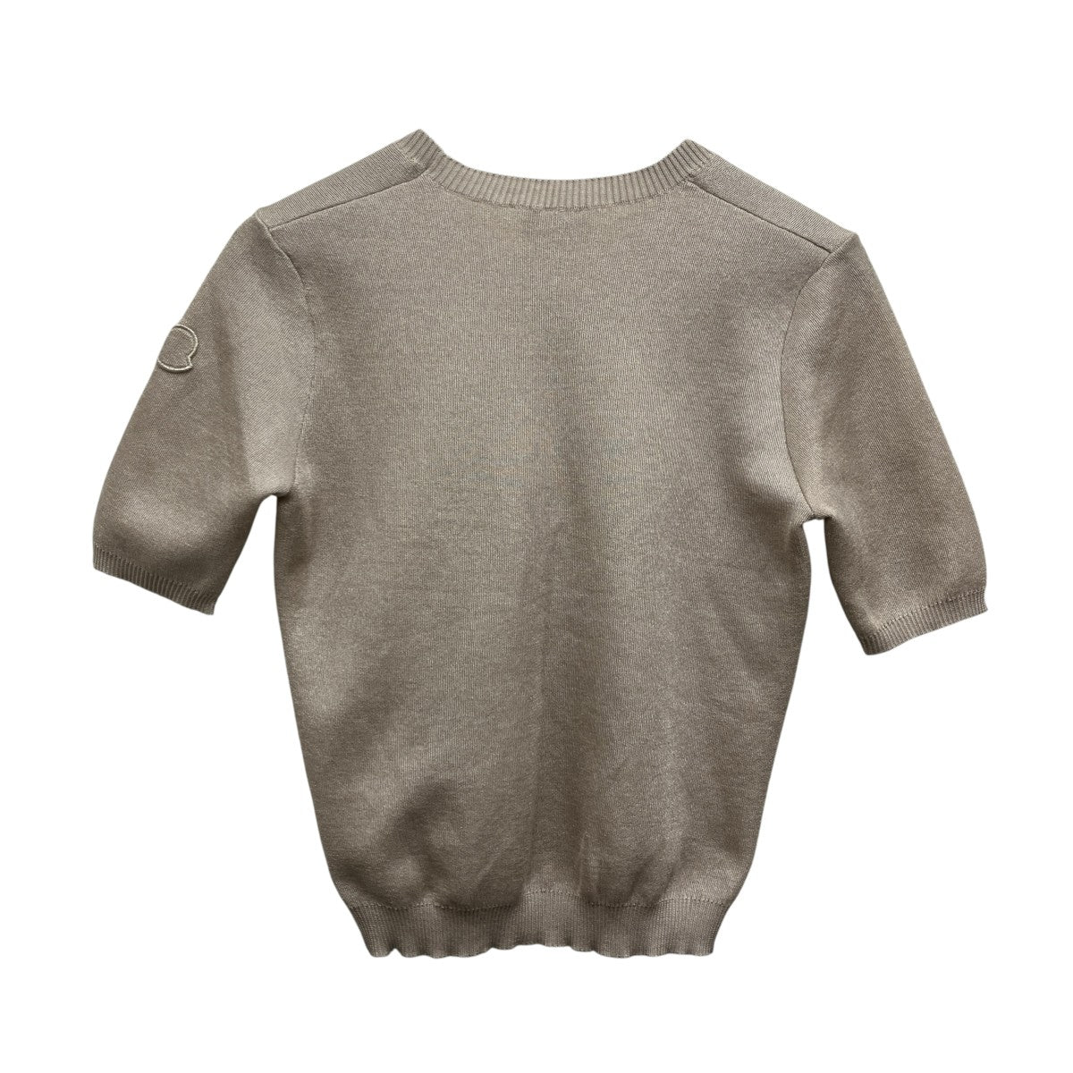 MONCLER GIROCOLLO TRICOT 半袖ニット 古着・中古-2枚目のアイテム画像