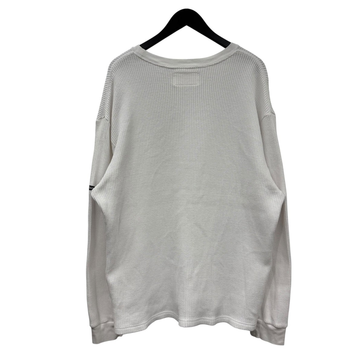 ロゴパッチワッフルロングスリーブTシャツ