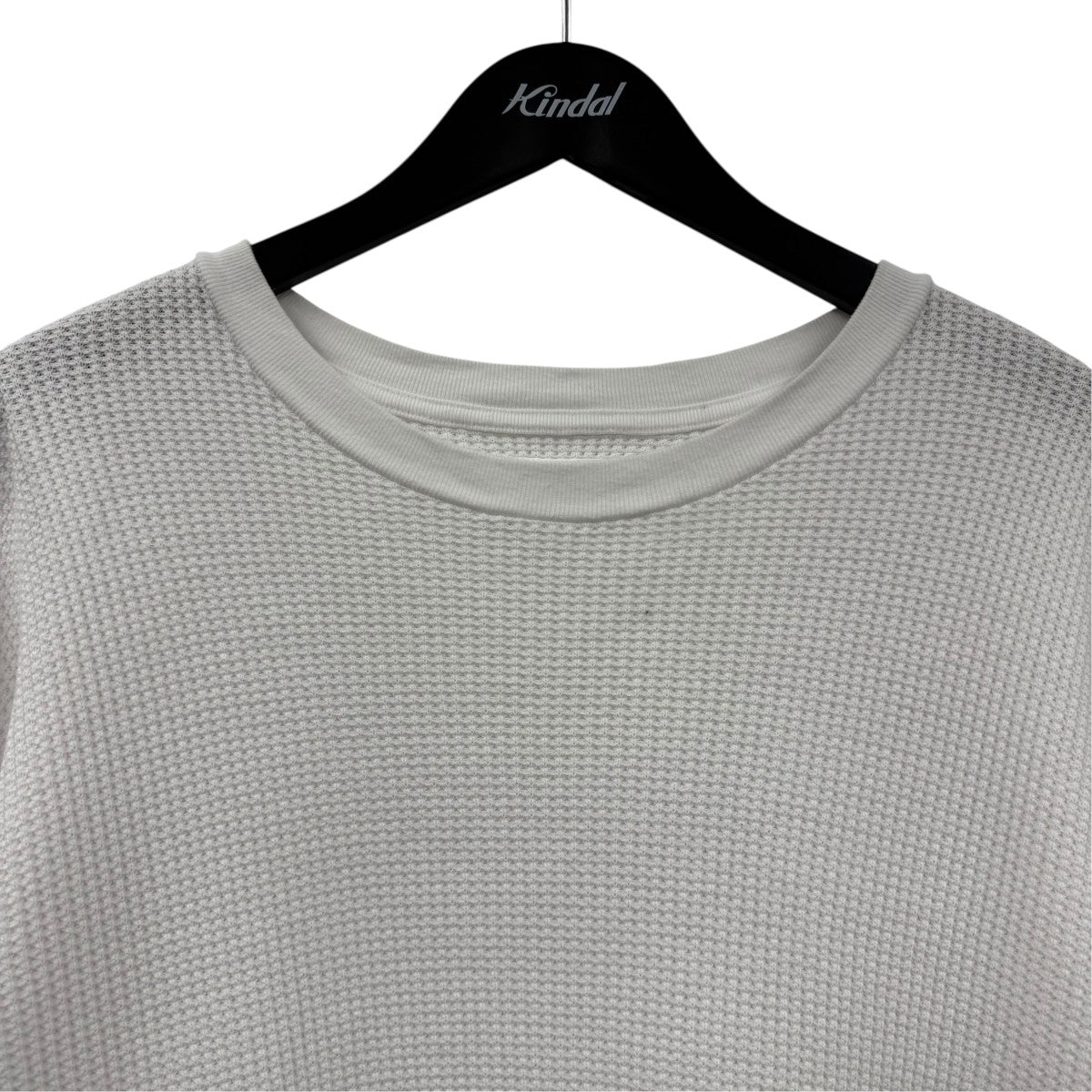 ロゴパッチワッフルロングスリーブTシャツ