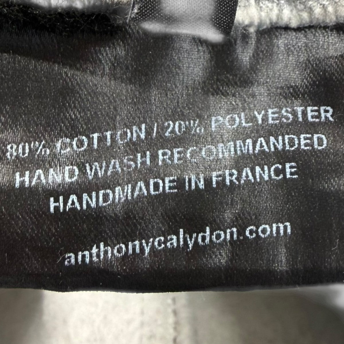 レースデザインスウェットパンツ｢ANTHONY CALYDON｣