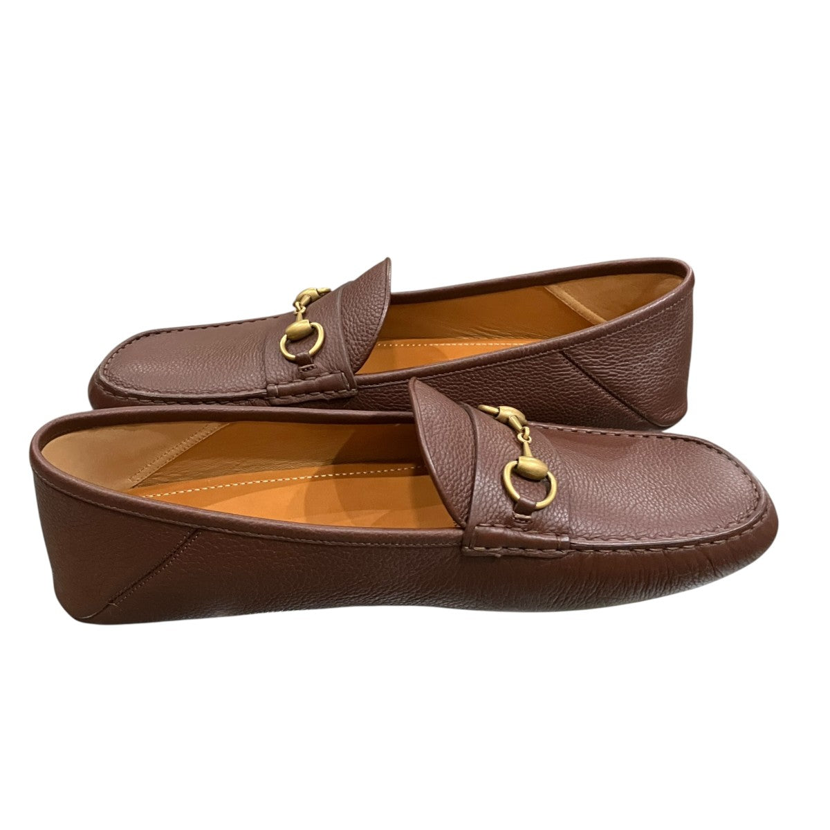 GUCCI(グッチ) ホーズビットレザーシューズ 548604 ブラウン サイズ 12