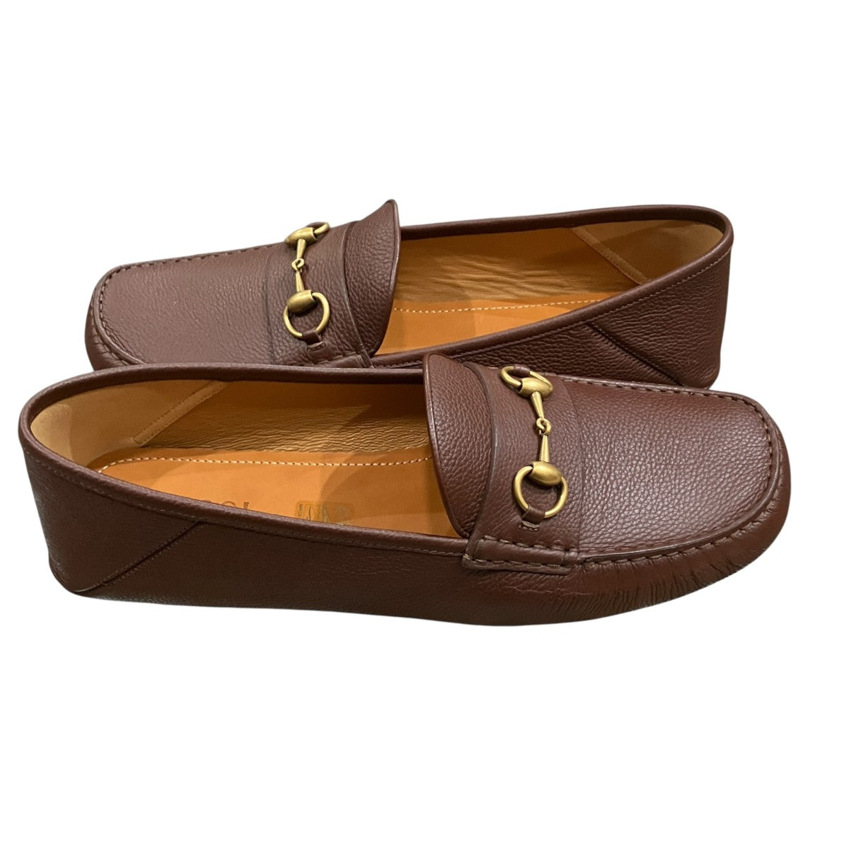 GUCCI(グッチ) ホーズビットレザーシューズ 548604 ブラウン サイズ 12
