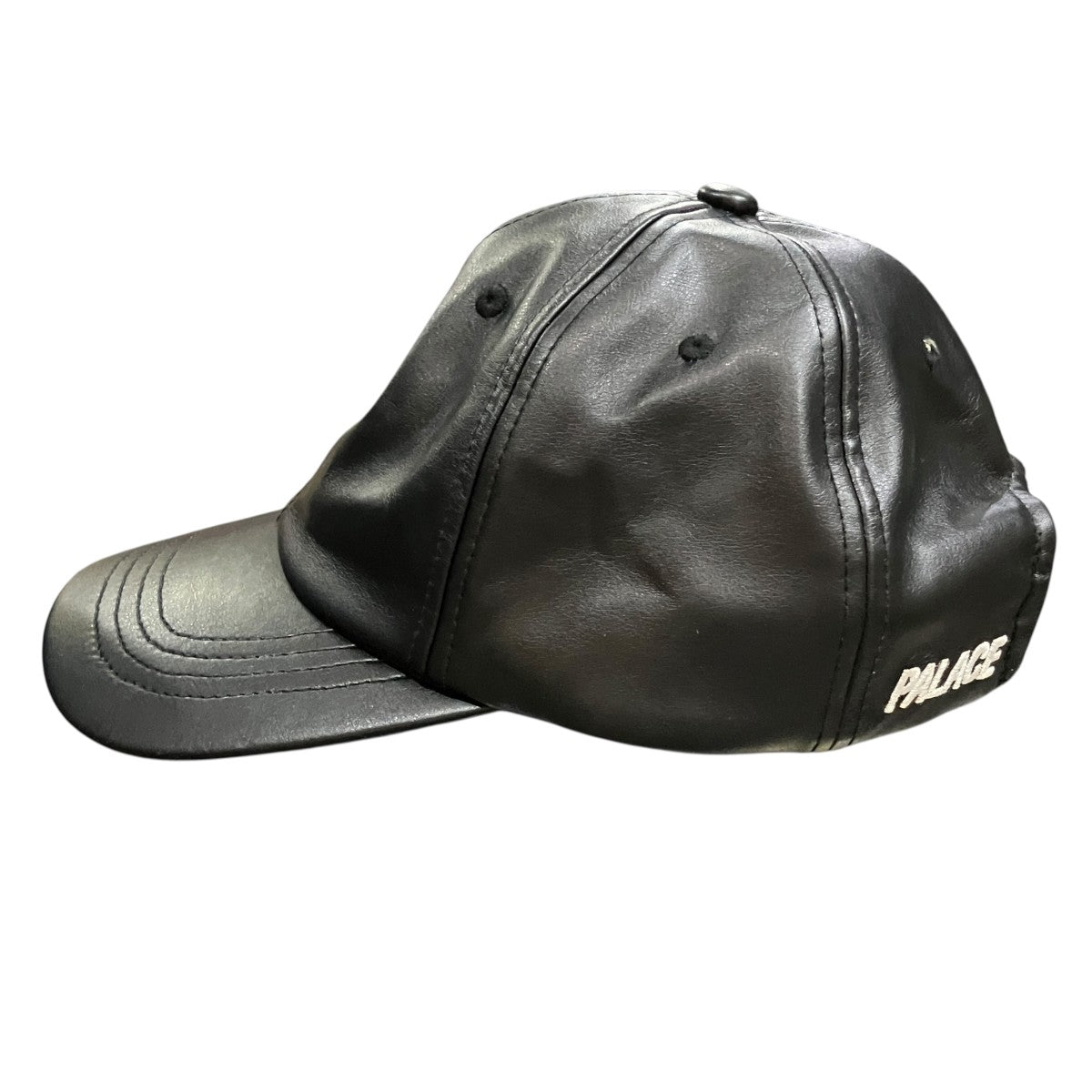 PALACE フェイクレザーキャップ 古着・中古-3枚目のアイテム画像