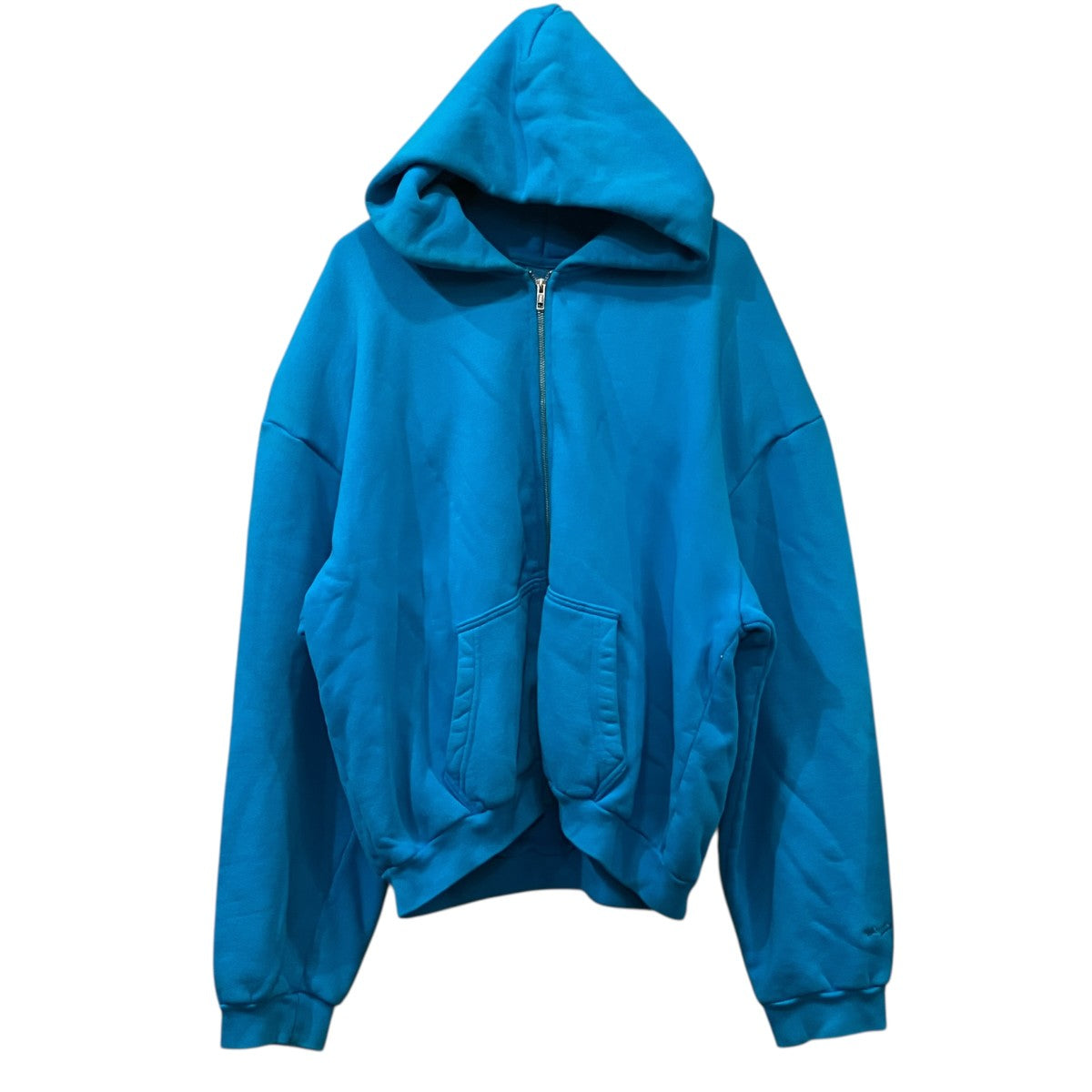 super blue zip hoodie