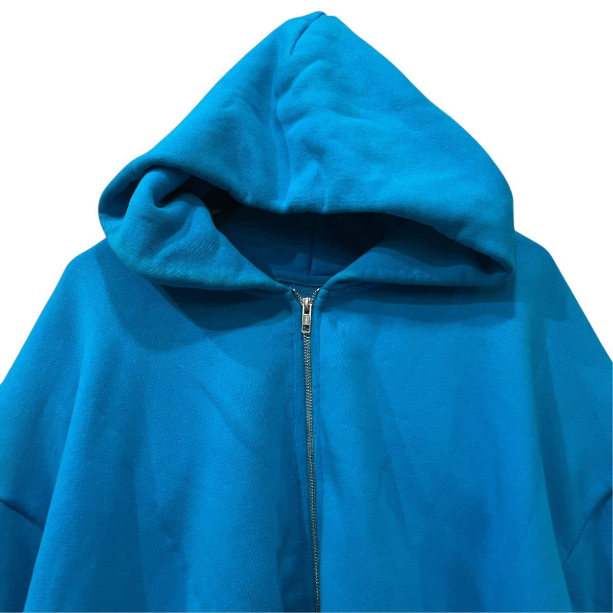 super blue zip hoodie