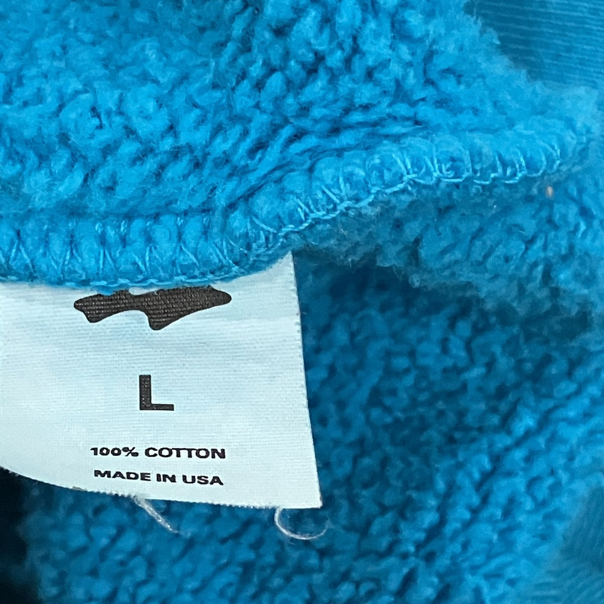 super blue zip hoodie