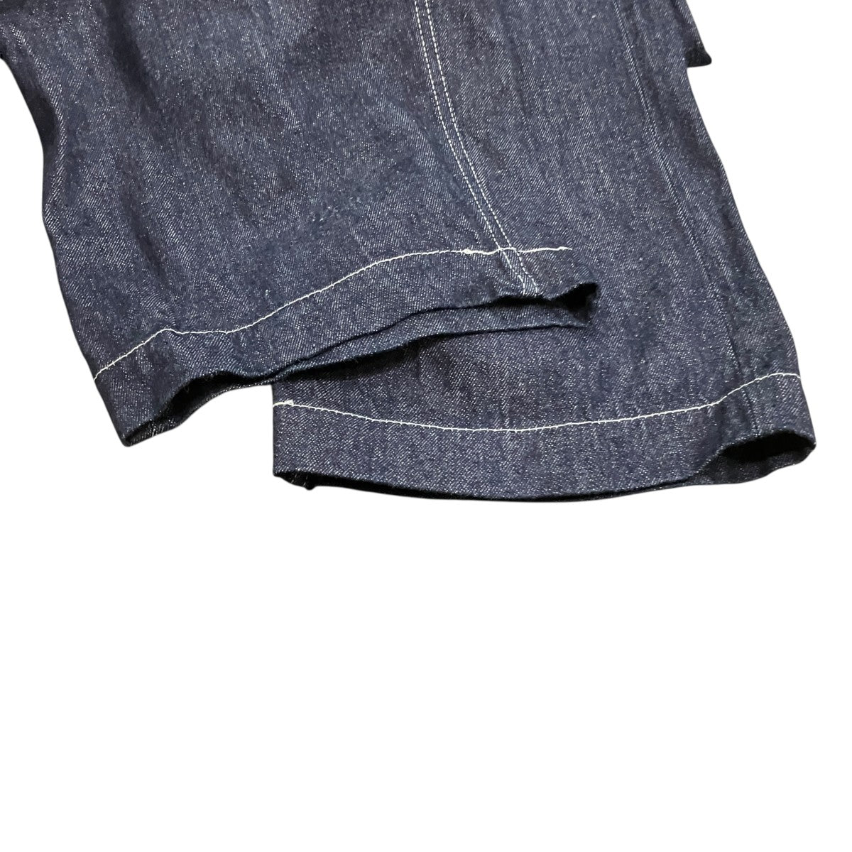 Selvage Denim Belted Pants ワイドデニムパンツ