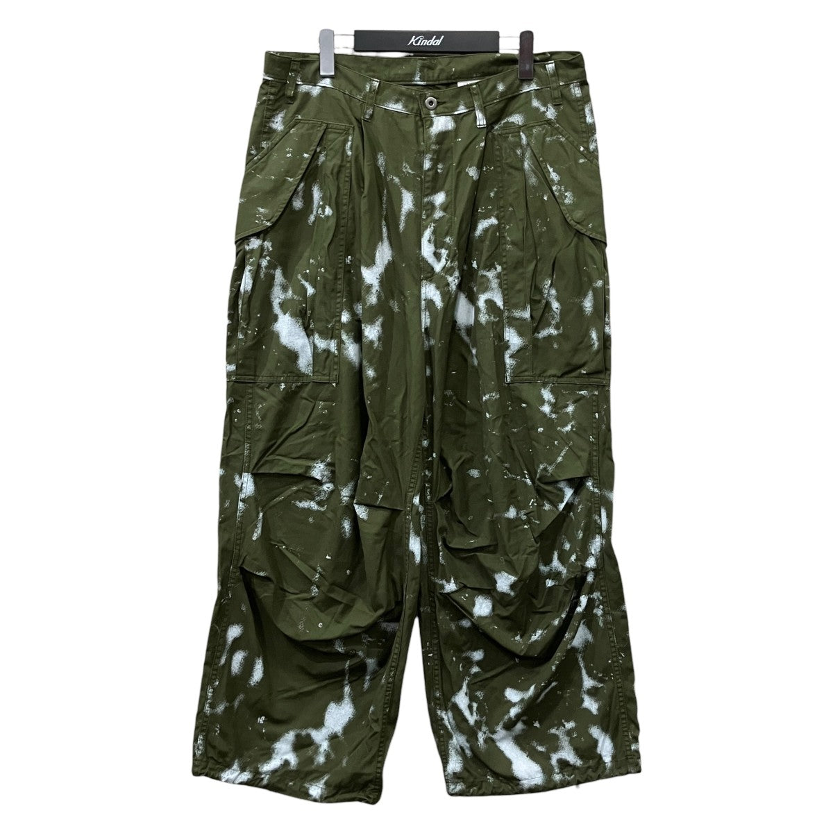 Gurank SMU camouflage cargo Pantsワイドペインターカーゴパンツ2552 古着・中古-1枚目のアイテム画像