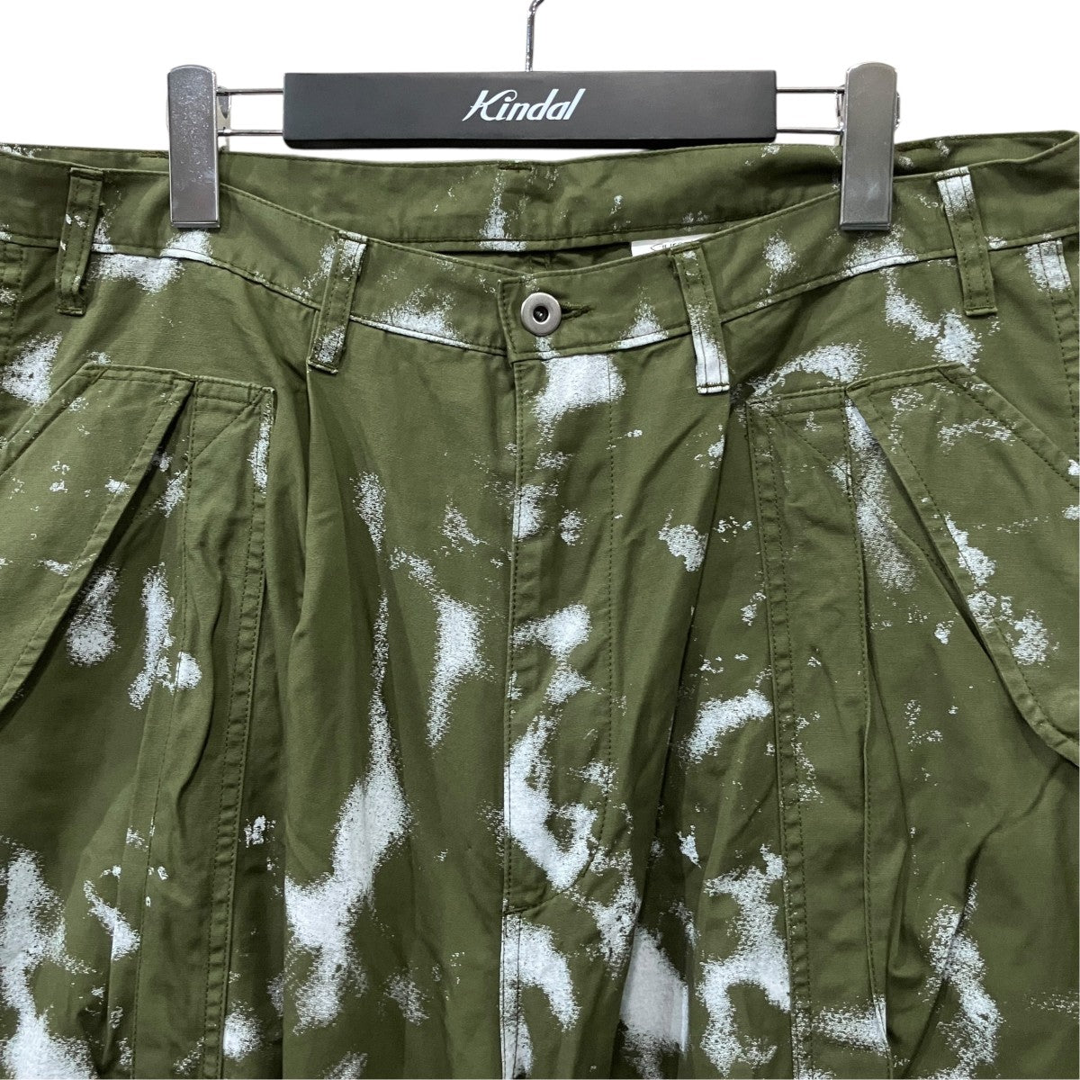 Gurank SMU camouflage cargo Pantsワイドペインターカーゴパンツ2552 古着・中古-3枚目のアイテム画像