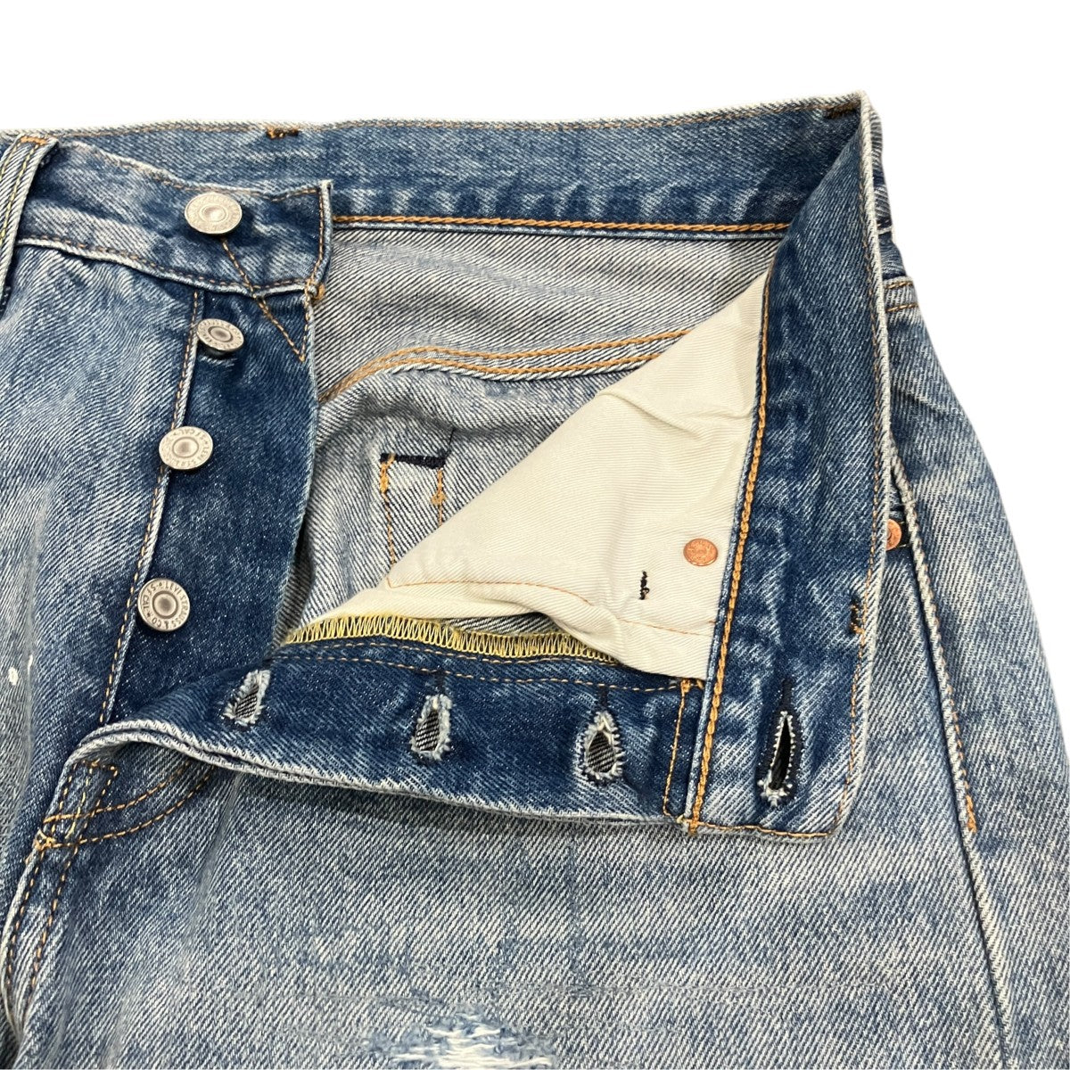 Loose Crash ＆ Repair Denim リペア加工デニムパンツ