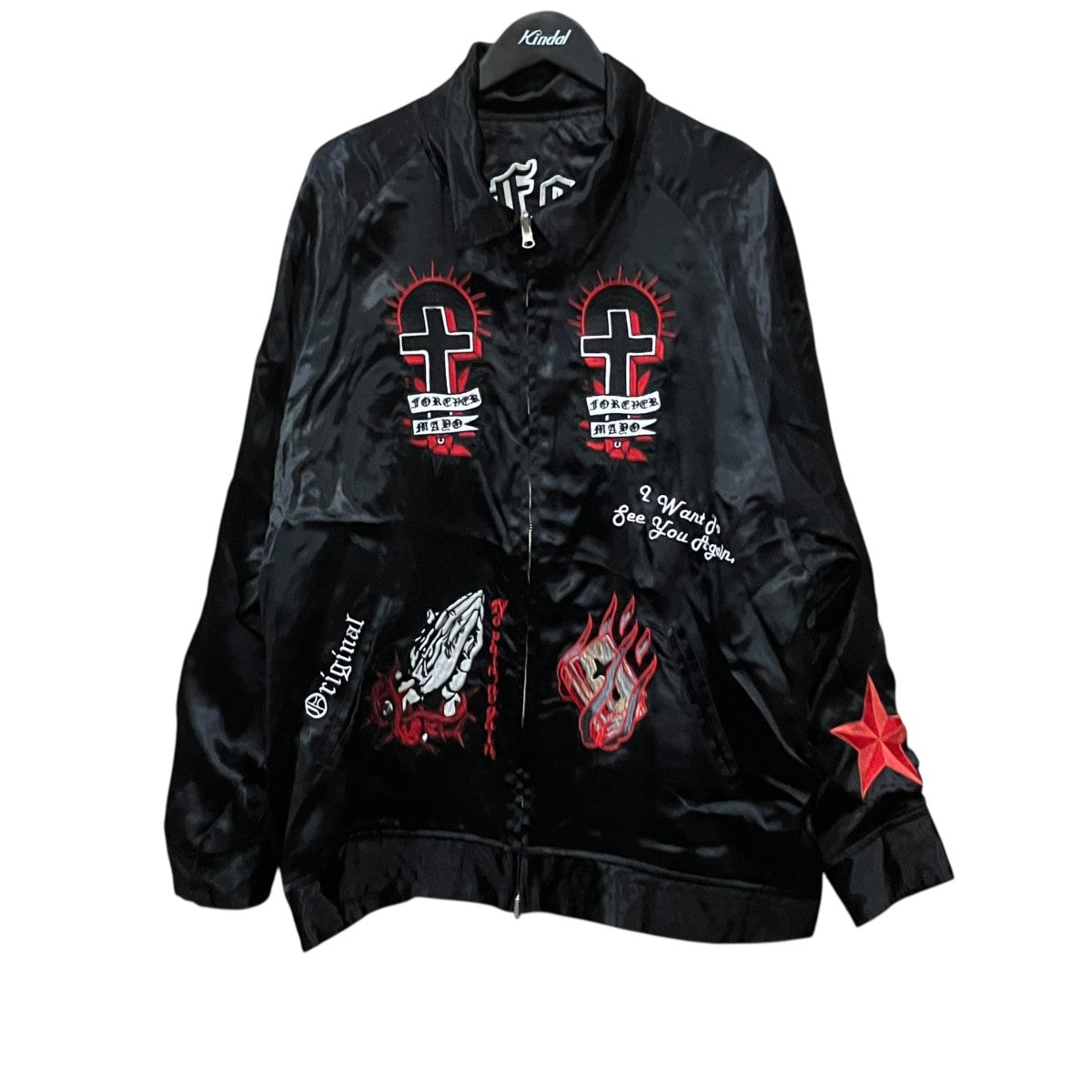 EMBROIDERY WITH COLLAR REVERSIBLES SOUVENIR JKT リバーシブスーベニアルジャケット