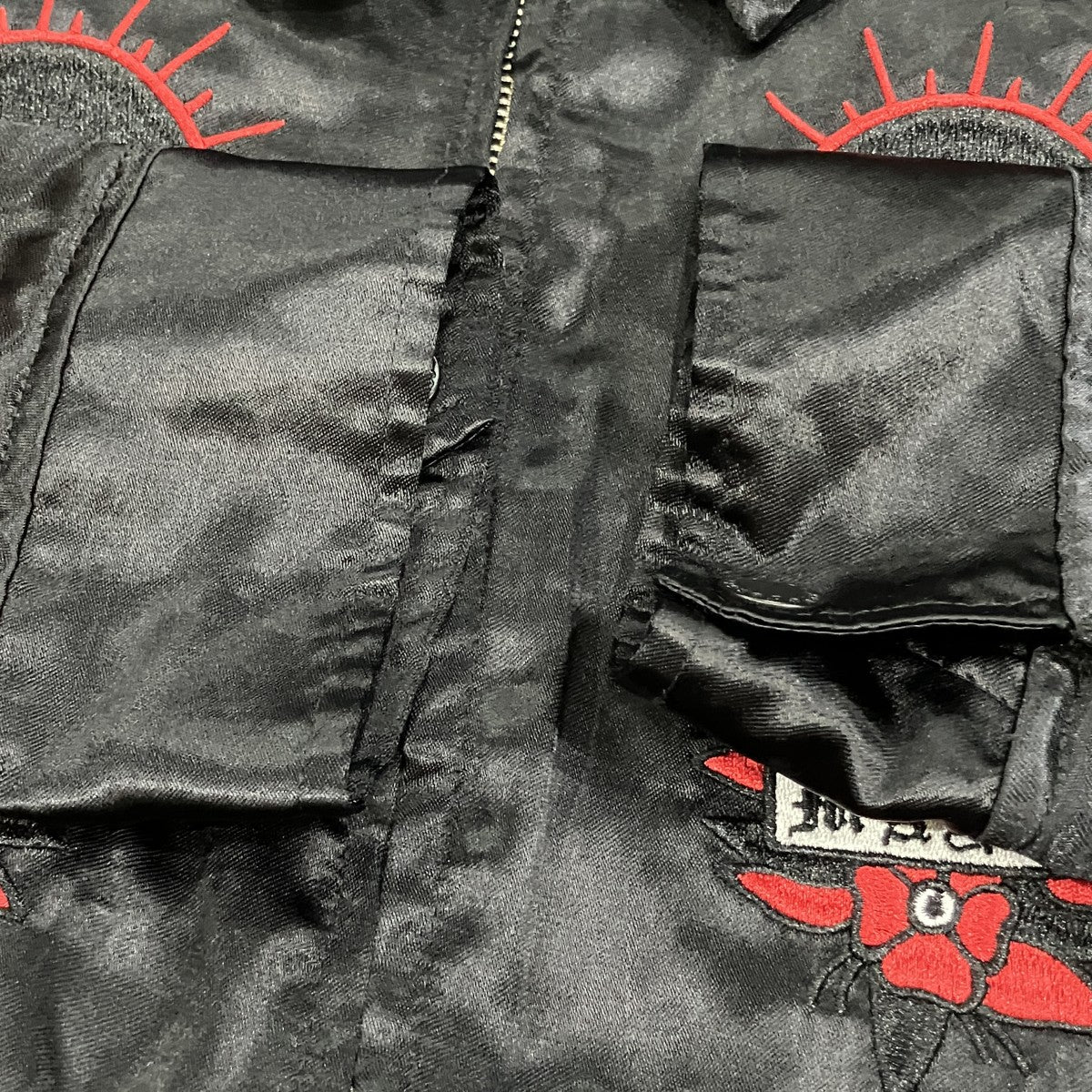 EMBROIDERY WITH COLLAR REVERSIBLES SOUVENIR JKT リバーシブスーベニアルジャケット