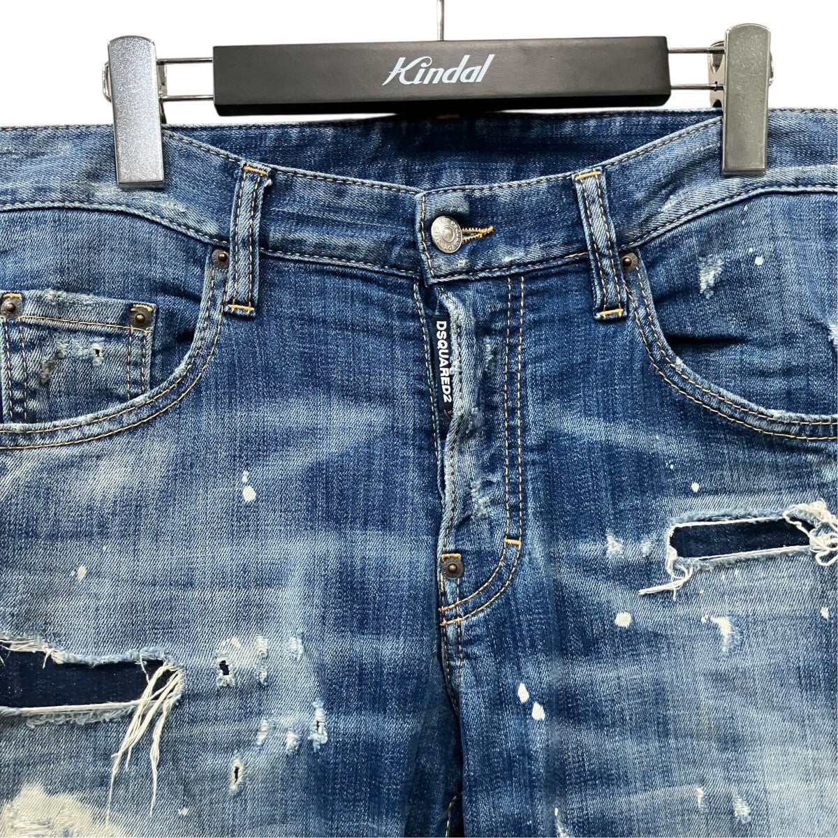 Skater Jeanダメージ加工デニムパンツS74LB0603