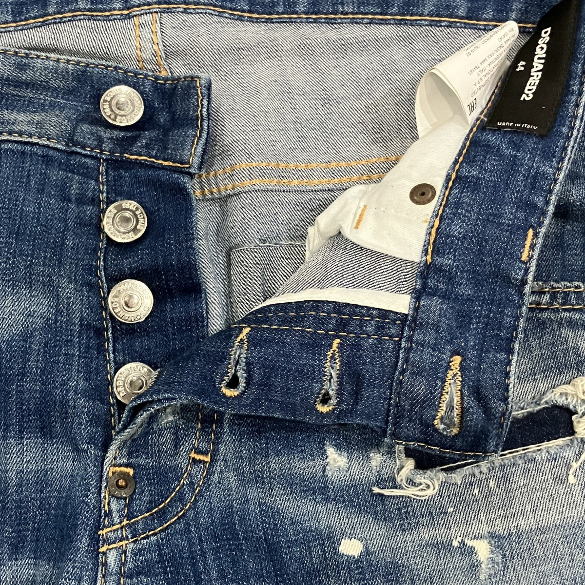 Skater Jeanダメージ加工デニムパンツS74LB0603