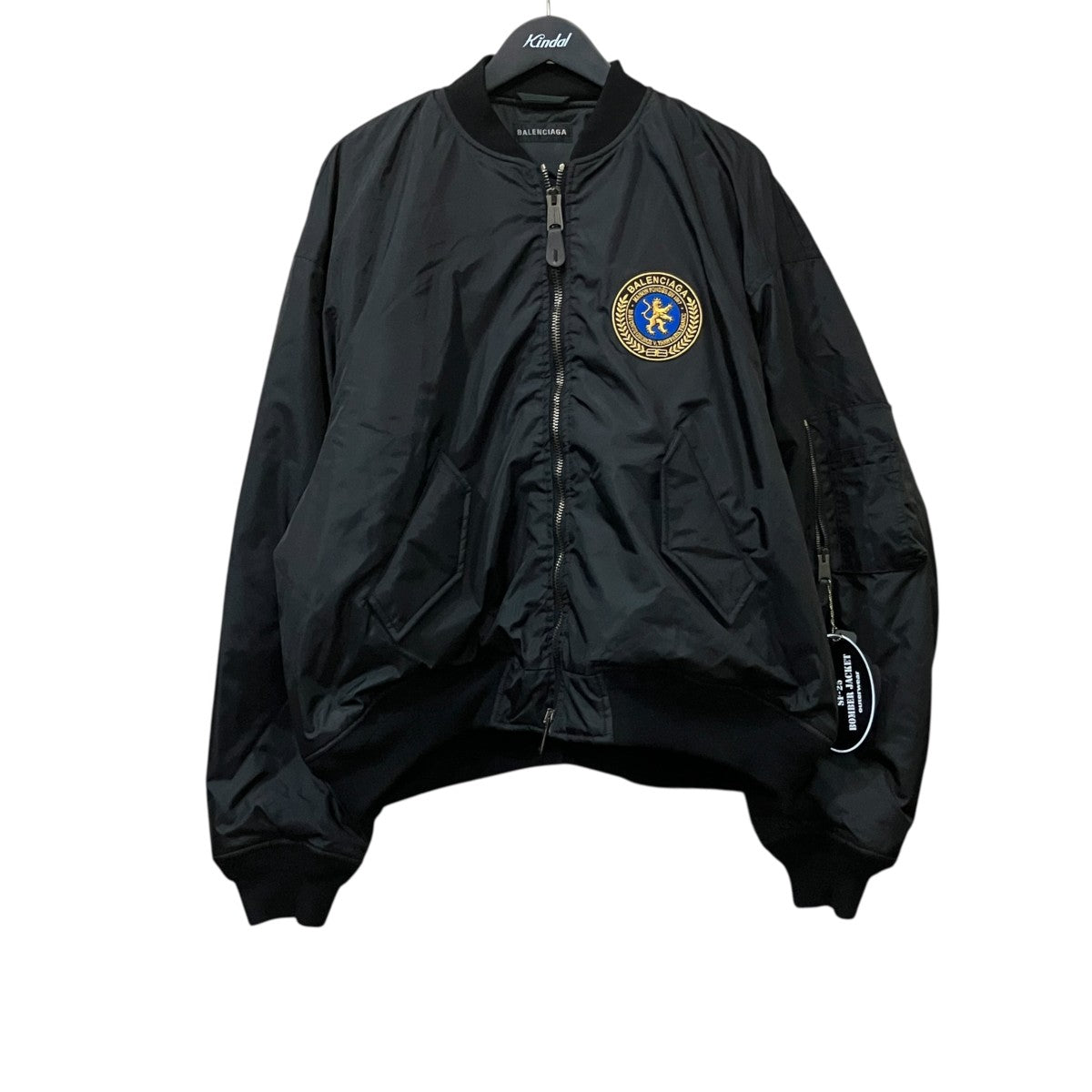 BALENCIAGA Large Fit Bomber MA-1ジャケット 古着・中古-1枚目のアイテム画像
